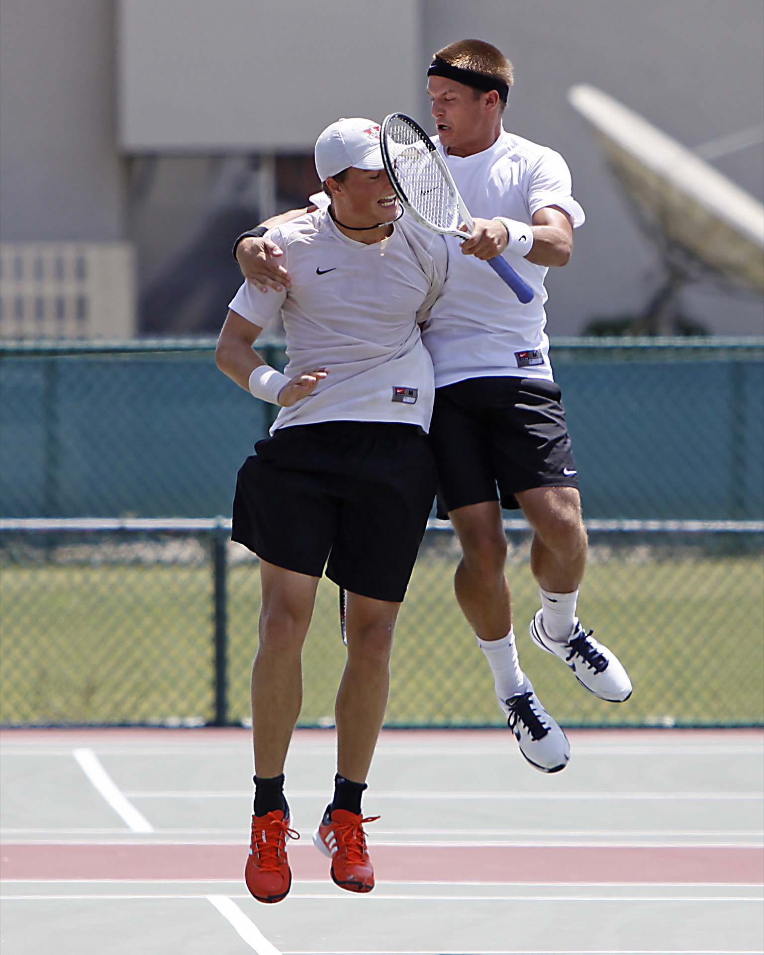 Bernhard Wallner feiert NCAA National Championship Sieg 2011